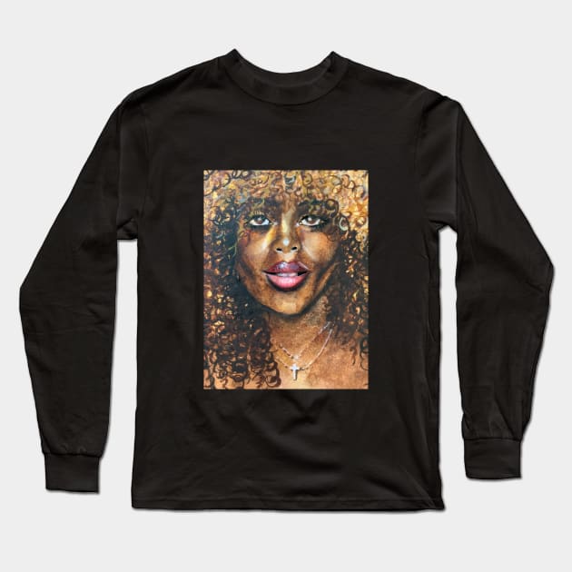 Human is beautiful Long Sleeve T-Shirt by The artist of light in the darkness 